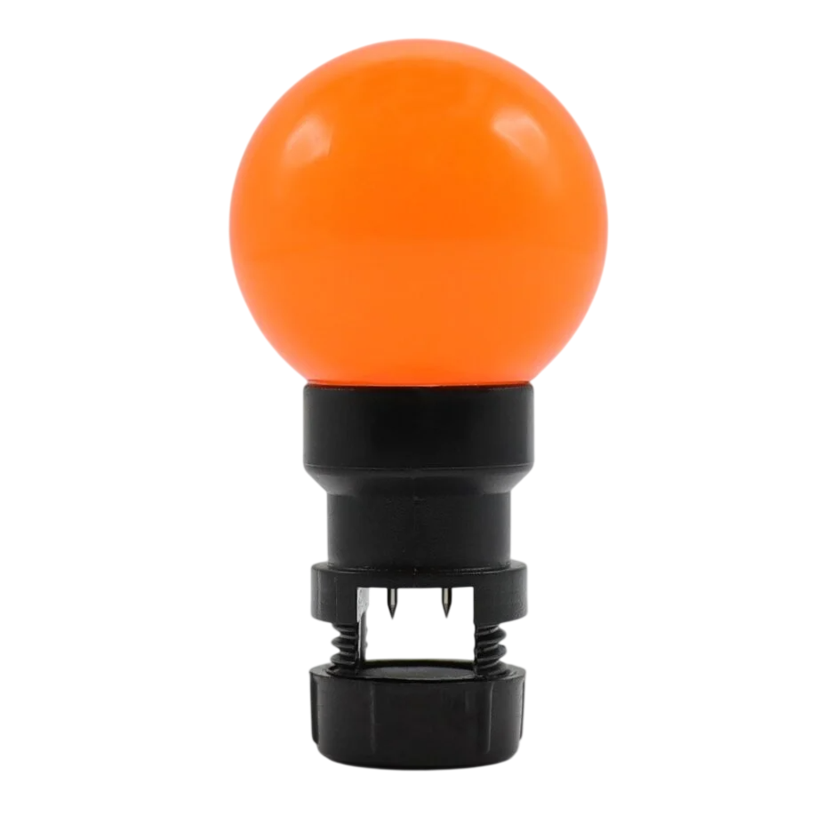 Priklamp Oranje Stretchtent Verlichting direct op prikkabel