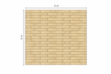 Holzboden für Stretchtent 6,00 x 6,00 m