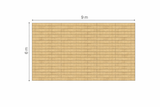 Holzboden für Stretchzelt 6,00 x 9,00 m
