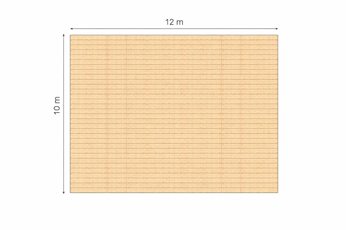 Kassettenboden für Stretchzelt 10,00 x 12,00 m