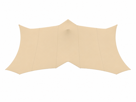 Stretchtent doek 5 x 7.50 m 