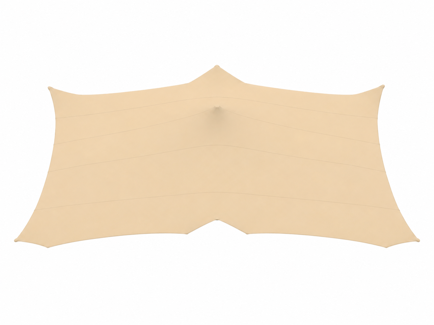 stretchtent doek gebruikt 10x7.50