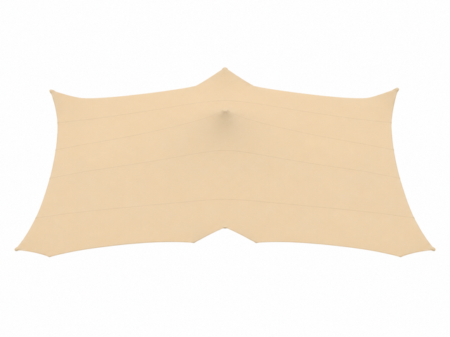 stretchtent doek gebruikt 10x7.50