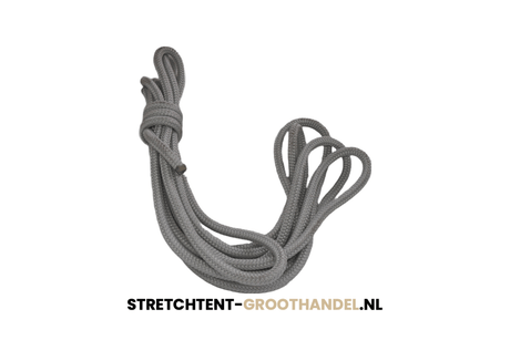 Touwset compleet 100mm RVS karabijnhaak