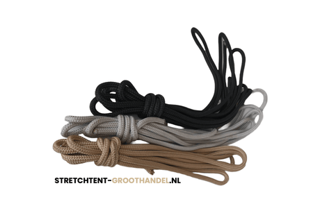 Touwset compleet 100mm RVS karabijnhaak