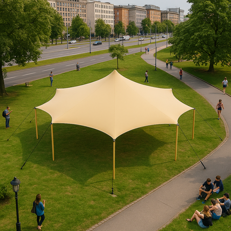 Stretchtent  flextent bloom