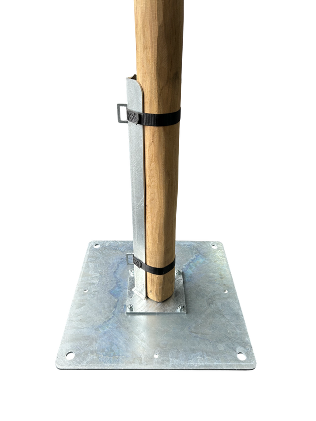 grondplaat middenpaal houder stretchtent