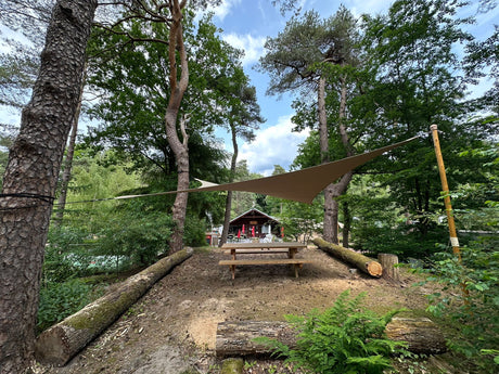 schaduwdoek stretchtent 