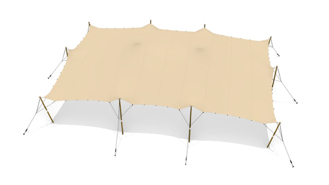 Gebrauchtes Stretchzelt Komplettset 10,00 x 15,00 Meter