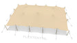 Gebrauchtes Stretchzelt Komplettset 15,00 x 21,00 Meter